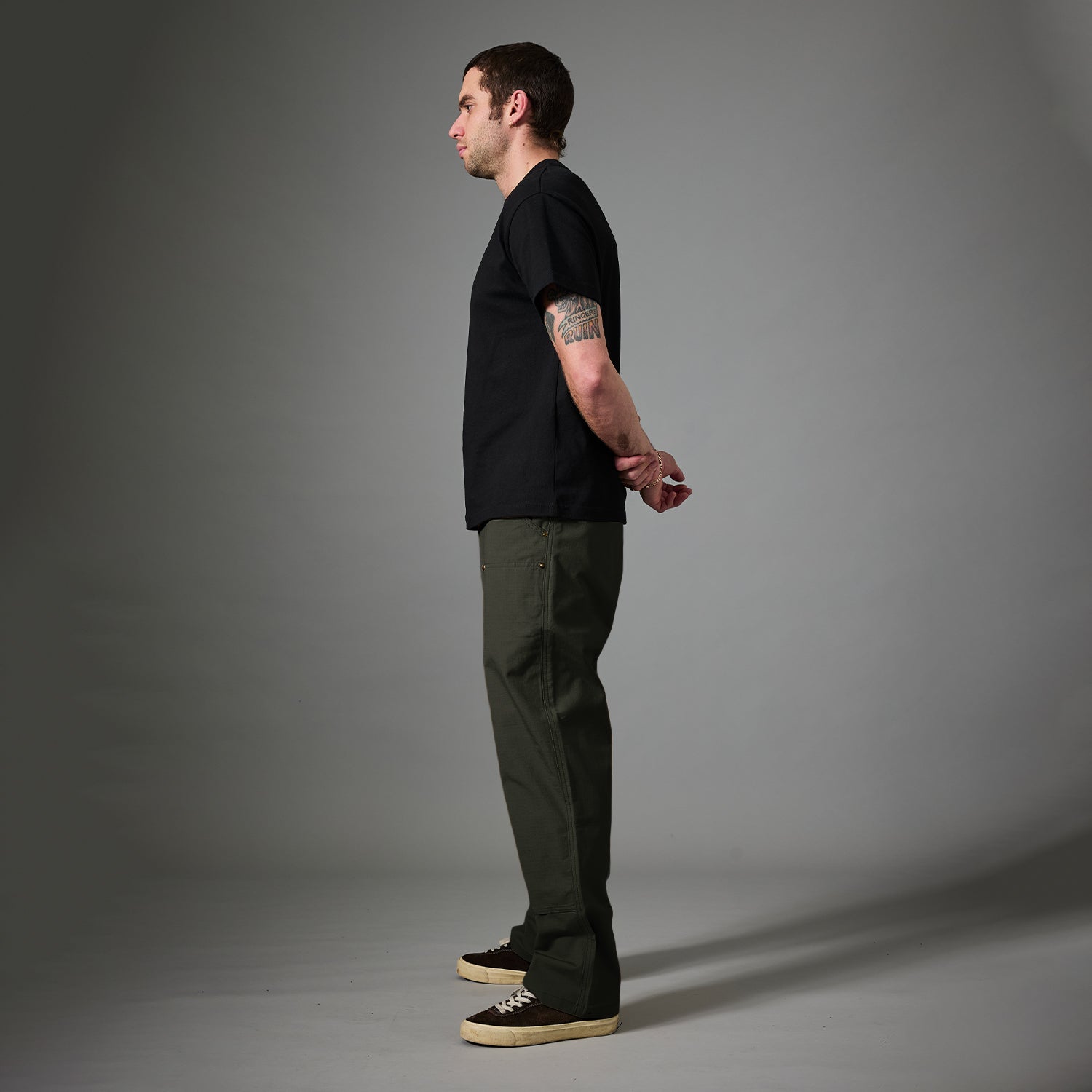 Pass~Port Ripstop Double Knee Diggers Club Pant - Dark Green