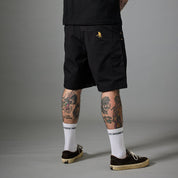 Pass~Port Ripstop Double Knee Diggers Club Short - Black
