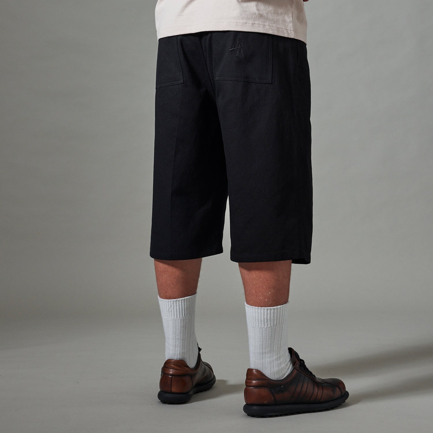 Pass~Port Herringbone Leagues Club Short - Black