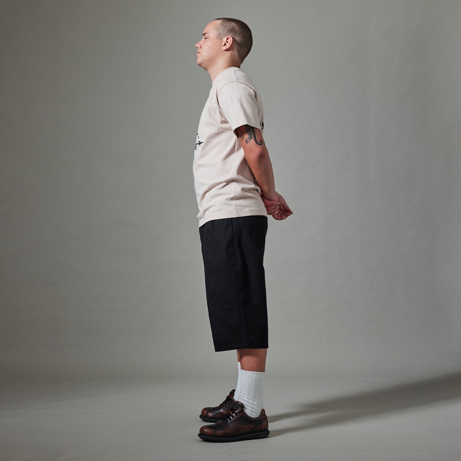 Pass~Port Herringbone Leagues Club Short - Black