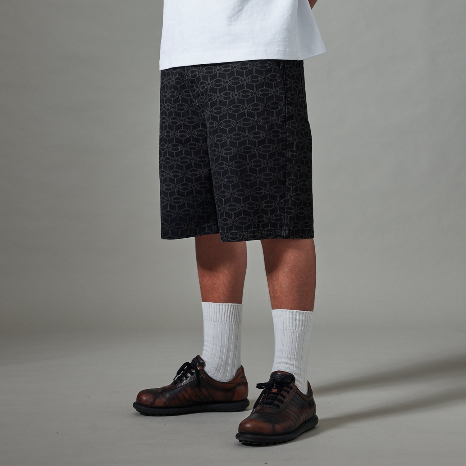 Pass~Port Soap Sparkle Workers Club Jean Short - Washed Black