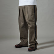Pass~Port Herringbone Leagues Club Stripe Pant - Olive / Black