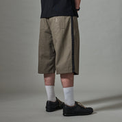 Pass~Port Herringbone Leagues Club Stripe Short - Olive / Black