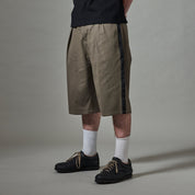 Pass~Port Herringbone Leagues Club Stripe Short - Olive / Black