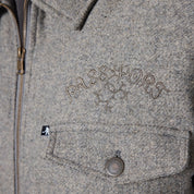 Pass~Port Arthur Wool Zip Jacket - Grey Marle