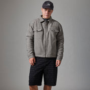 Pass~Port Arthur Wool Zip Jacket - Grey Marle