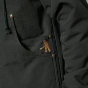 Pass~Port Diggers Club Ripstop Zip Hood - Dark Green