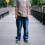 Pass~Port Workers Club Jean Pant - Faded Washed Dark Indigo