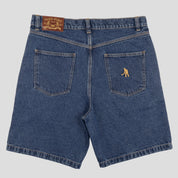 Pass~Port Workers Club Denim Jean Short - Washed Dark Indigo