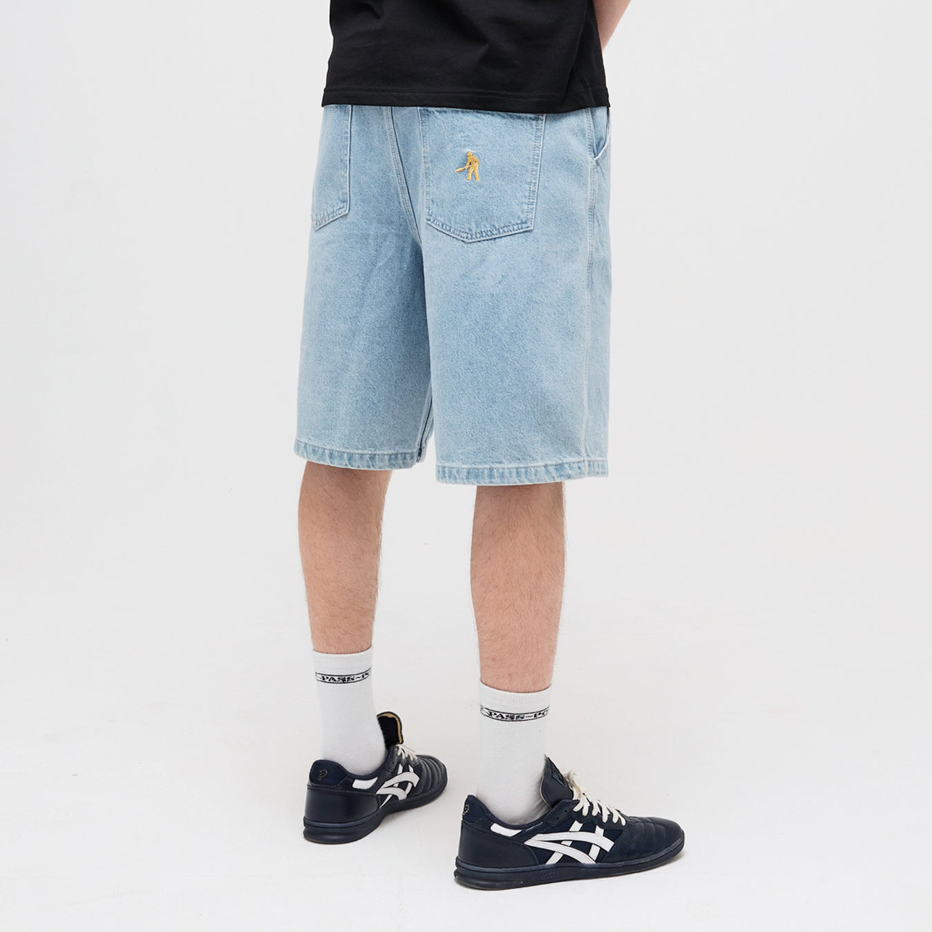 Pass~Port Workers Club Denim Short - Washed Light Indigo