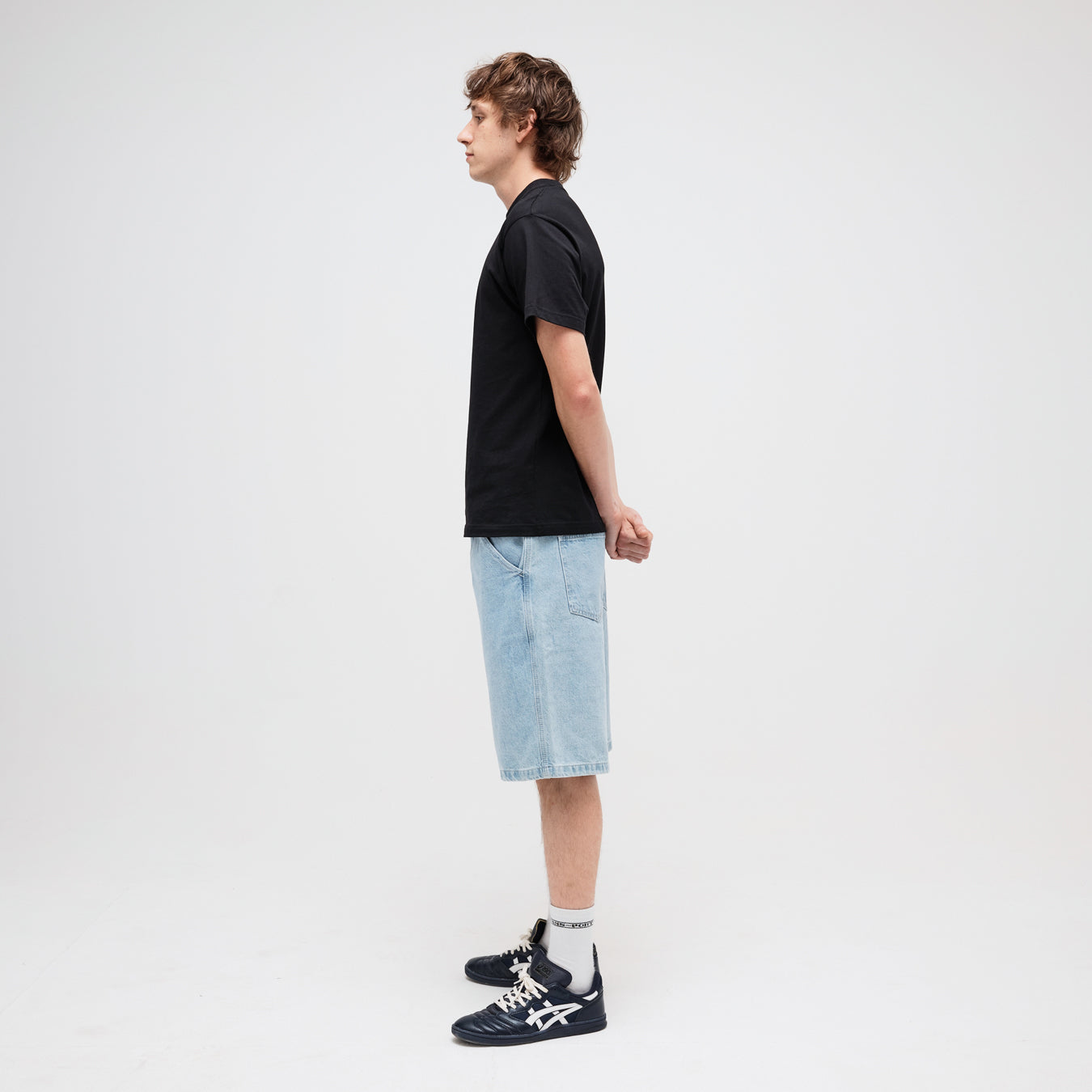 Pass~Port Workers Club Denim Short - Washed Light Indigo