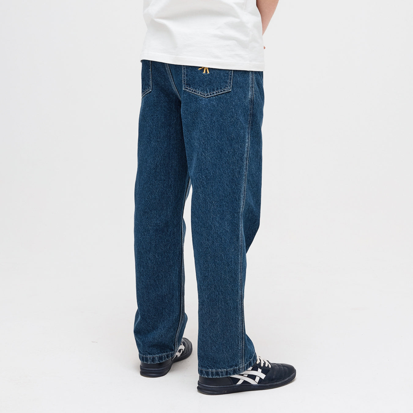 Pass~Port Workers Club Straight Leg Jean - Washed Dark Indigo