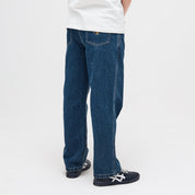 Pass~Port Workers Club Straight Leg Jean - Washed Dark Indigo