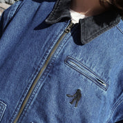 Pass~Port Solid Denim Packers Jacket - Dark Indigo