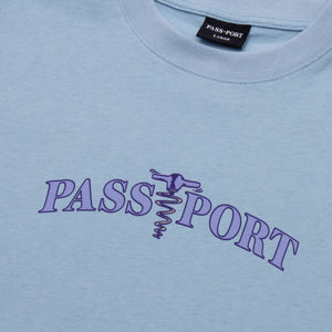Pass~Port Corkscrew Tee - Stonewash Blue