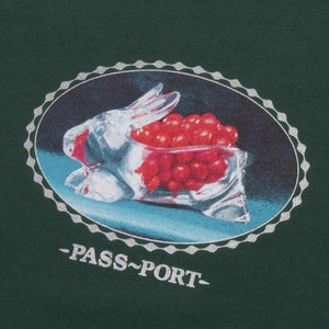 Pass~Port Crystal Bunny Tee - Forest Green