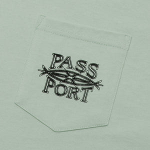 Pass~Port Lasso Pocket Tee - Stonewash Green