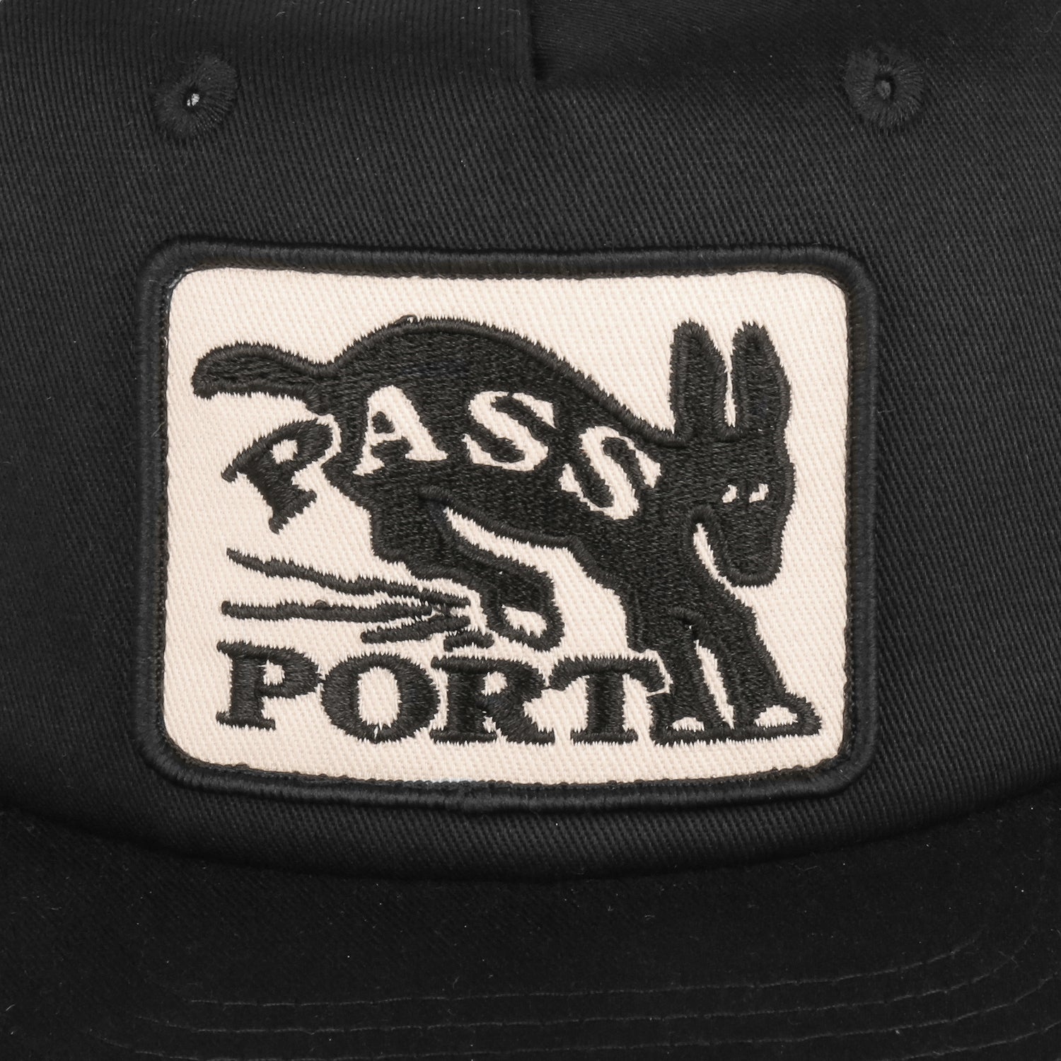 PASS~PORT "MULE" TRUCKER CAP BLACK