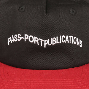 PASS~PORT "PUBLISH" CAP BLACK/RED