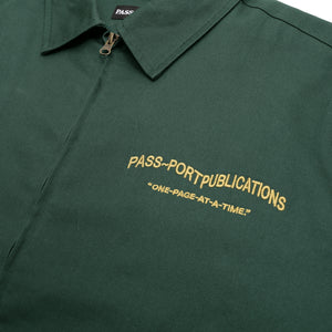 PASS~PORT "PUBLISH" WORKERS JACKET FOREST GREEN