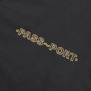 Pass~Port Emblem Appliqué Workers Jacket - Black