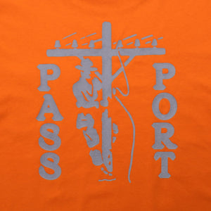 Pass~Port Line~Worx Pocket Tee - Safety Orange