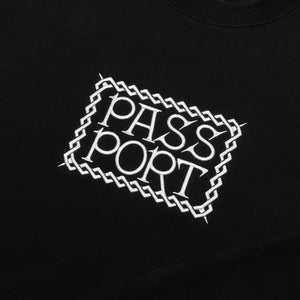Pass~Port Invasive Embroidered Sweater - Black