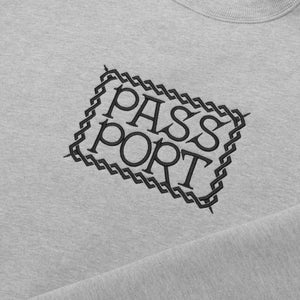 Pass~Port Invasive Embroidered Sweater - Ash