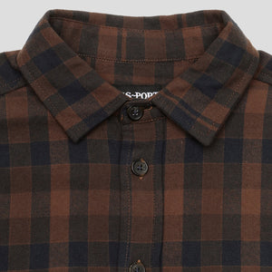 Pass~Port Potters Mark Workers Flannel - Brown