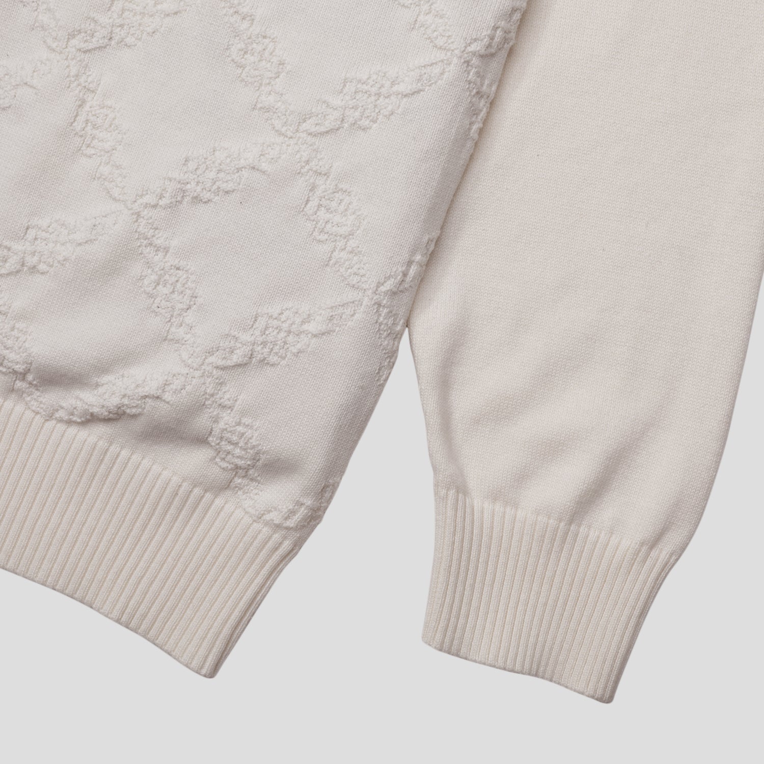 Pass~Port Brasco Zip Long Sleeve Knit - Cream