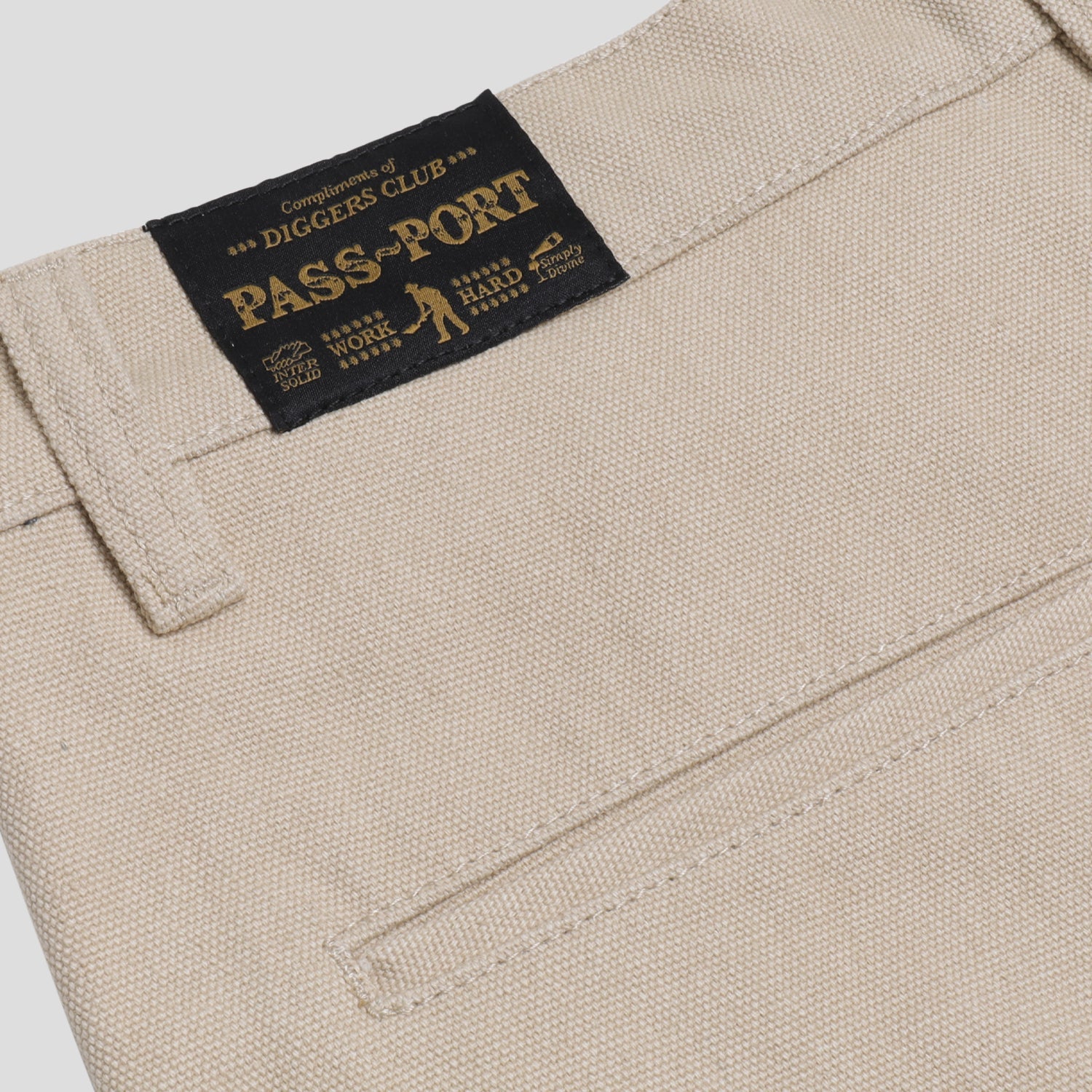 Pass~Port Diggers Club Short - Khaki