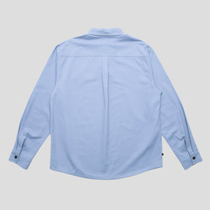 Pass~Port Thistle Embroidery AG Shirt Long Sleeve - Light Blue