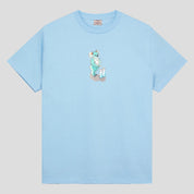 Pass~Port & Evisen Sake Tee - Powder Blue
