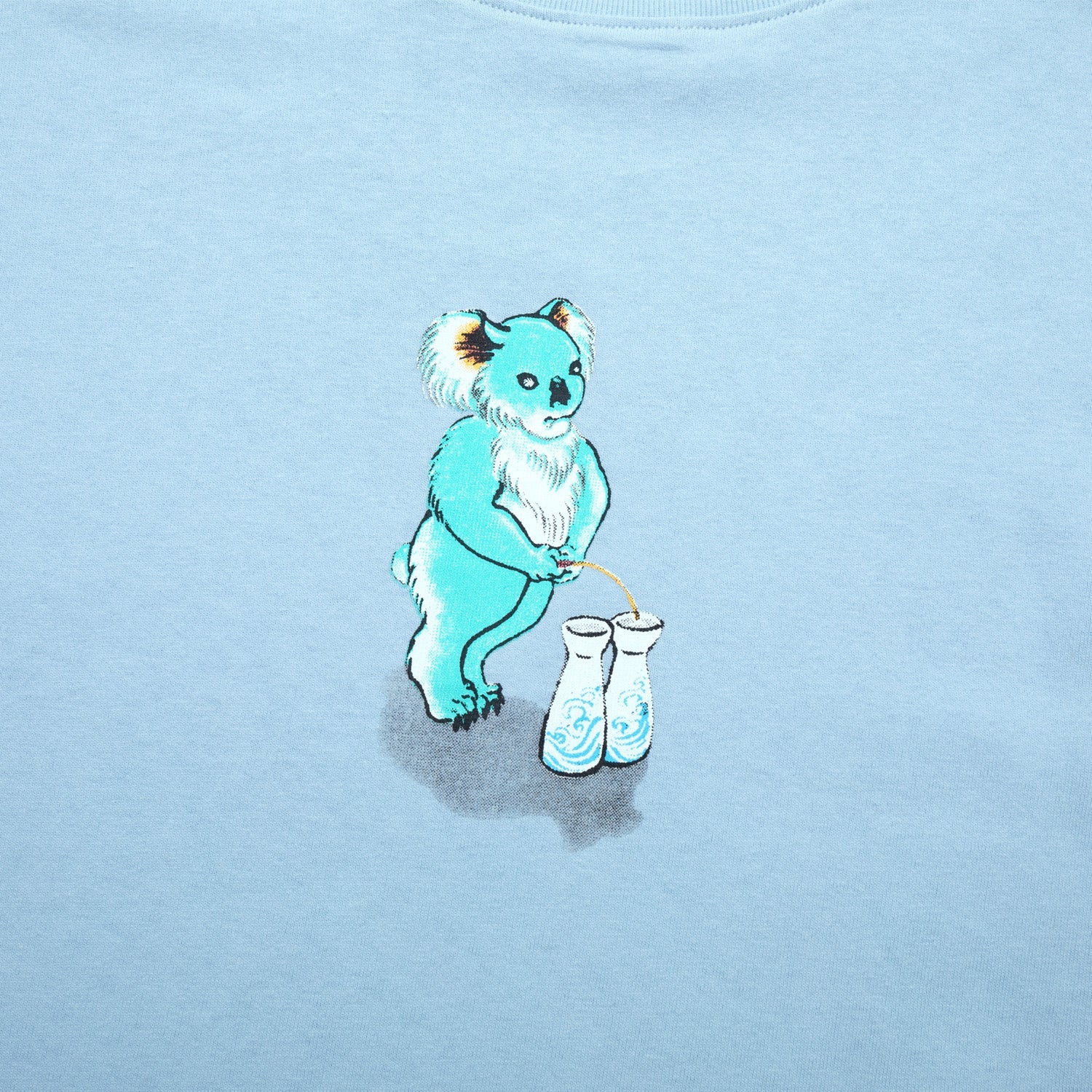 Pass~Port & Evisen Sake Tee - Powder Blue