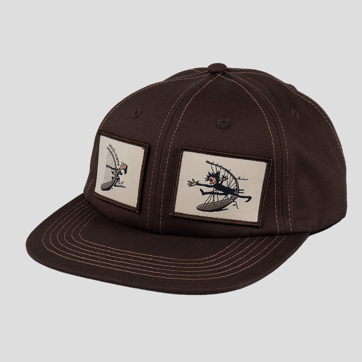 Pass~Port Maestro Casual Cap - Chocolate