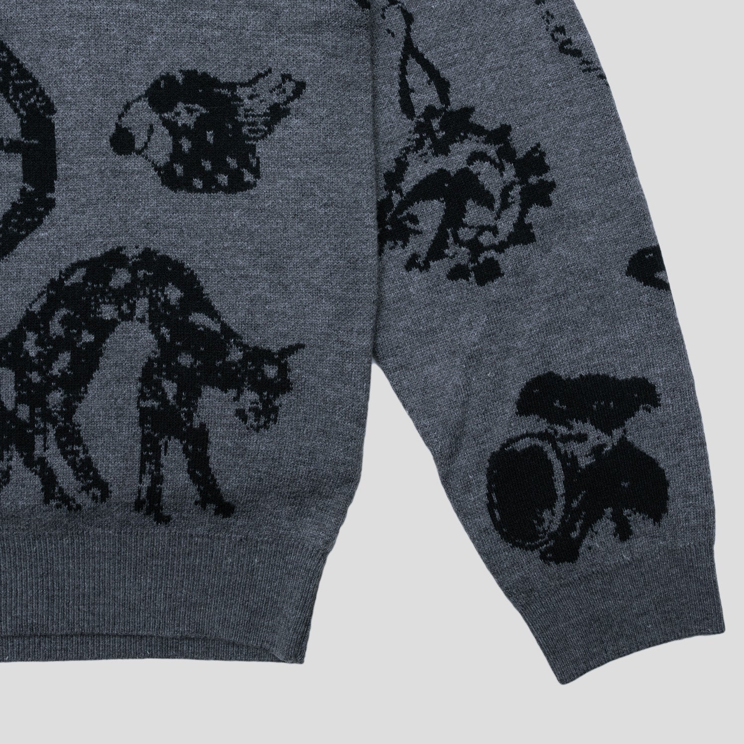 Pass~Port Trinkets Knit Sweater - Grey