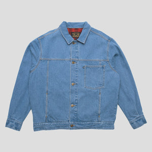 Pass~Port Workers Club Lined Denim Jacket - Washed Light Indigo