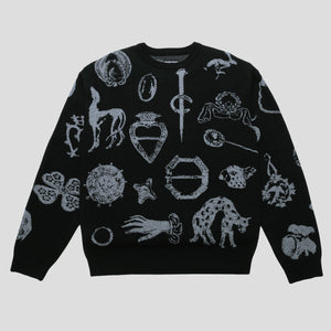 Pass~Port Trinkets Knit Sweater - Black