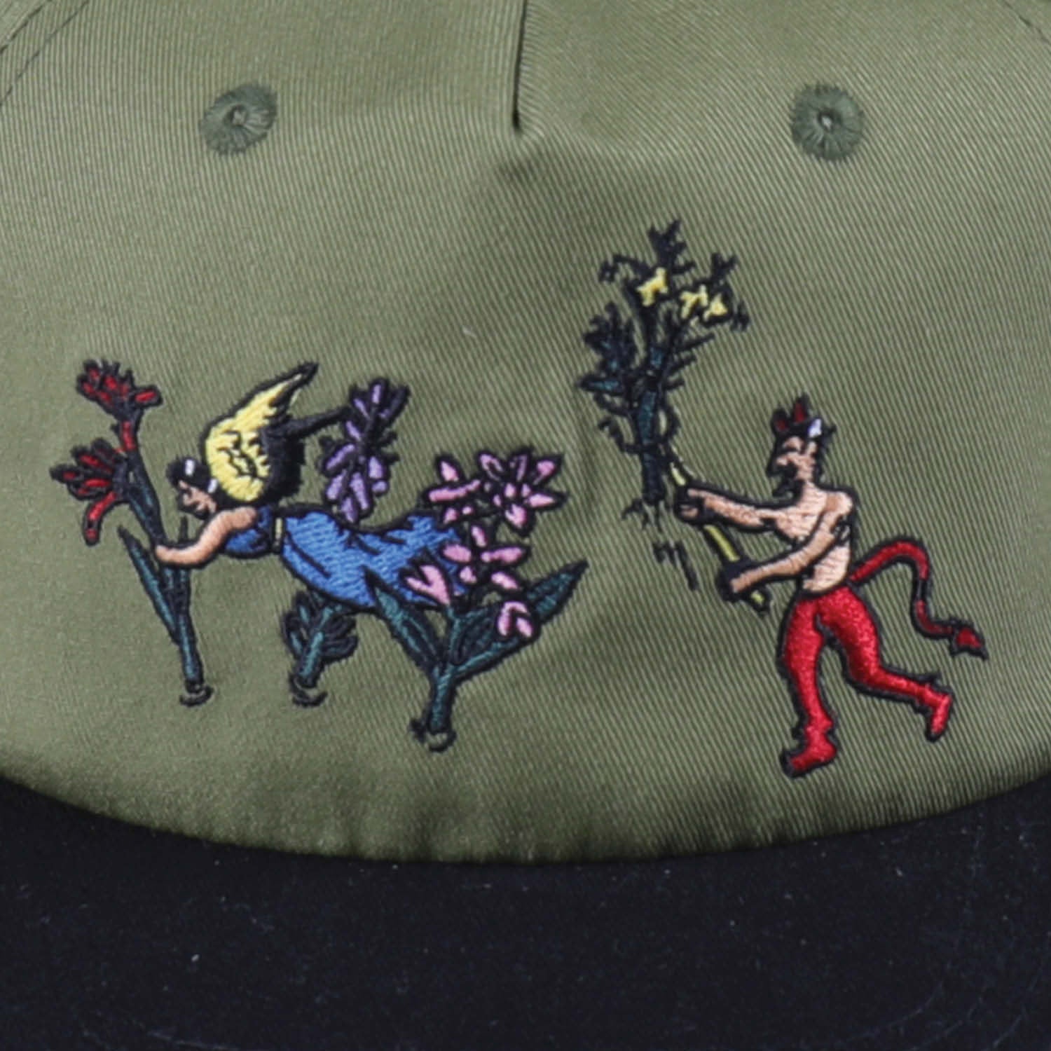 Pass~Port Gardening Cap - Olive / Black