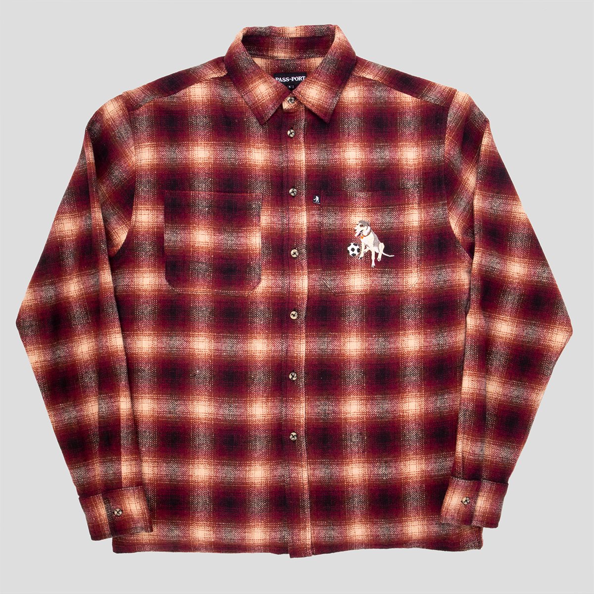 PASS~PORT "BOBBY" FLANNEL RED