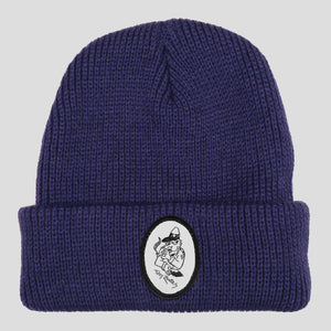 PASS~PORT TOBY ZOATES "COPPERS" BEANIE NAVY