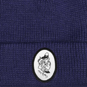 PASS~PORT TOBY ZOATES "COPPERS" BEANIE NAVY