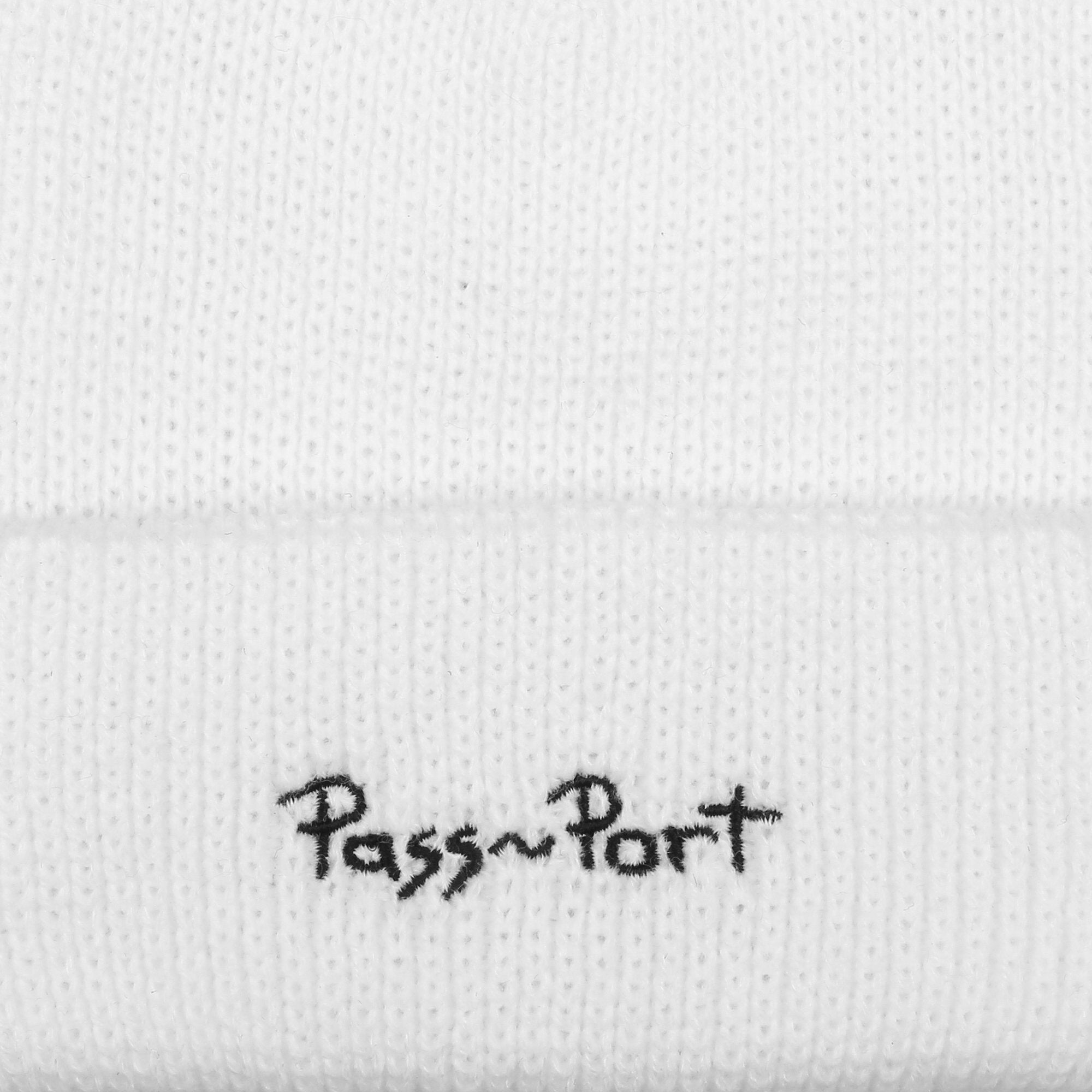 PASS~PORT TOBY ZOATES "COPPERS" BEANIE WHITE