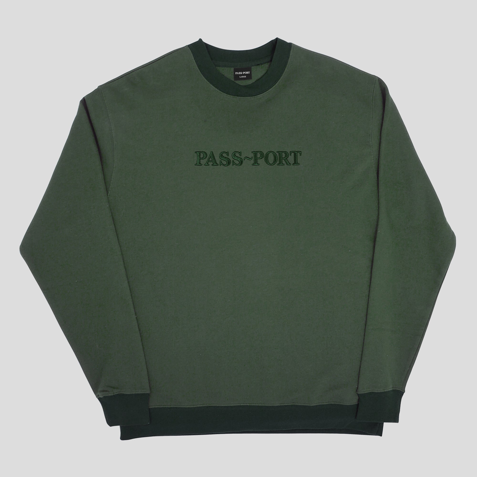 PASS~PORT "OFFICIAL" ORGANIC SWEATER FOREST