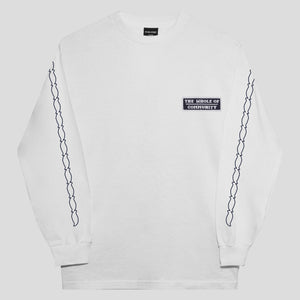 PASS~PORT "WHOLE OF COMMUNITY" L/S TEE WHITE