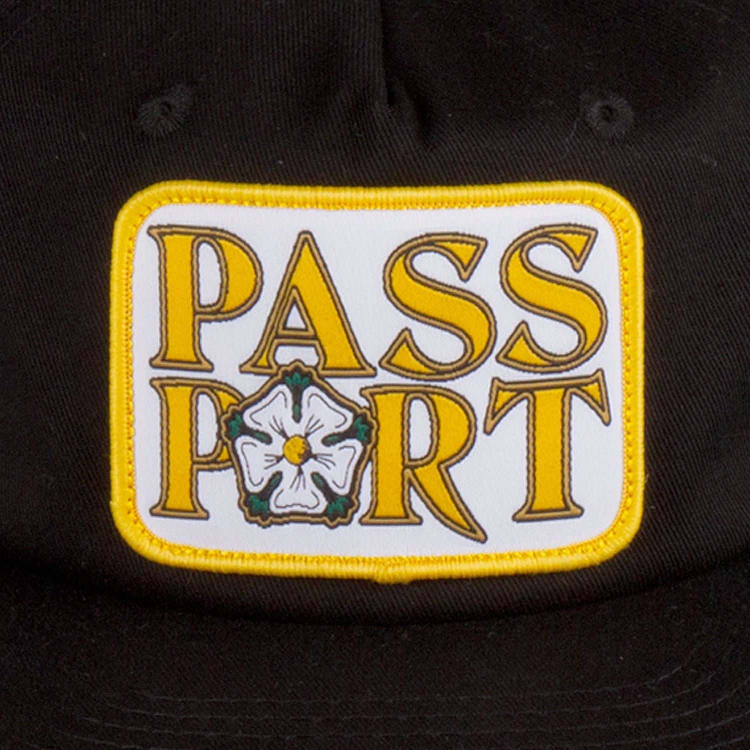 Pass~Port Rosa 5 Panel Cap - Black