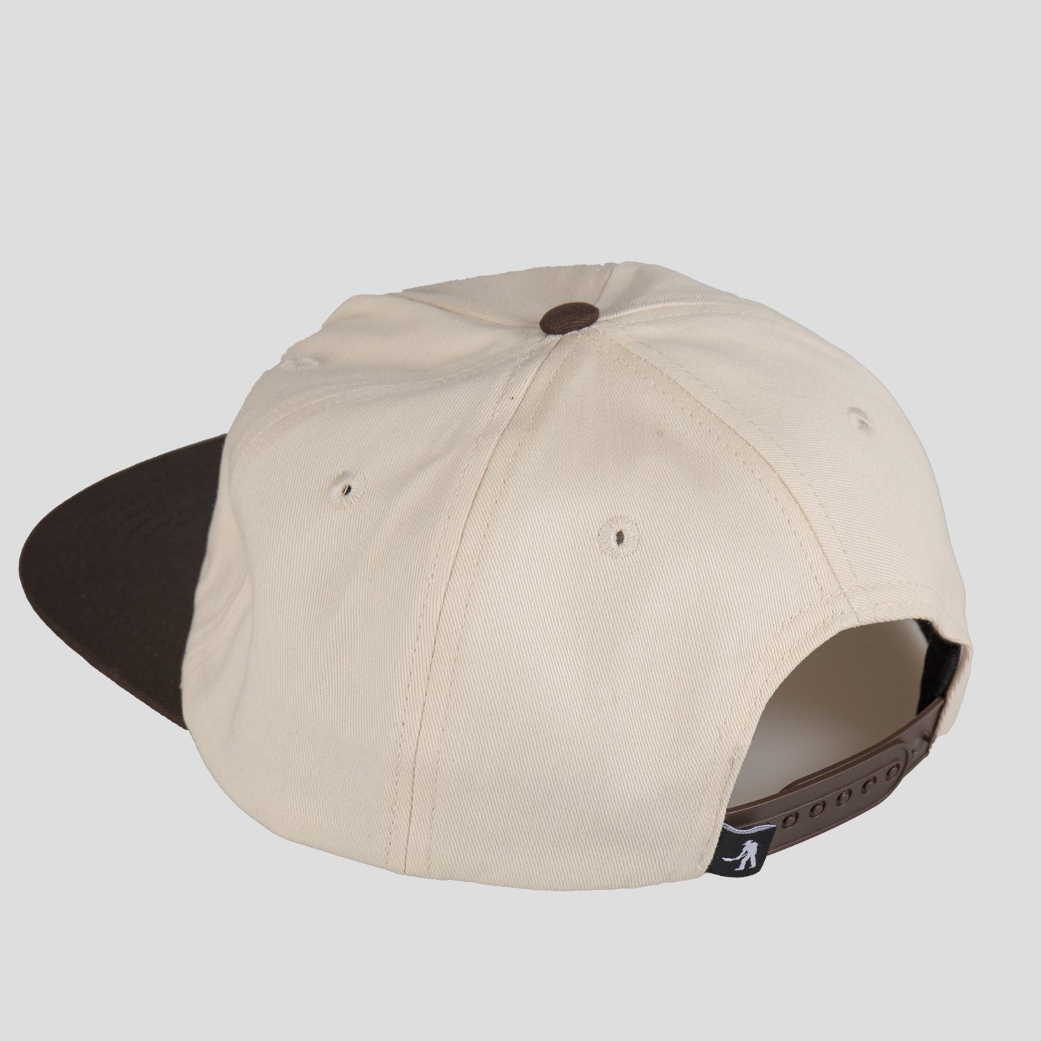 Pass~Port Crying Cow 5 Panel Cap - Off White / Choc