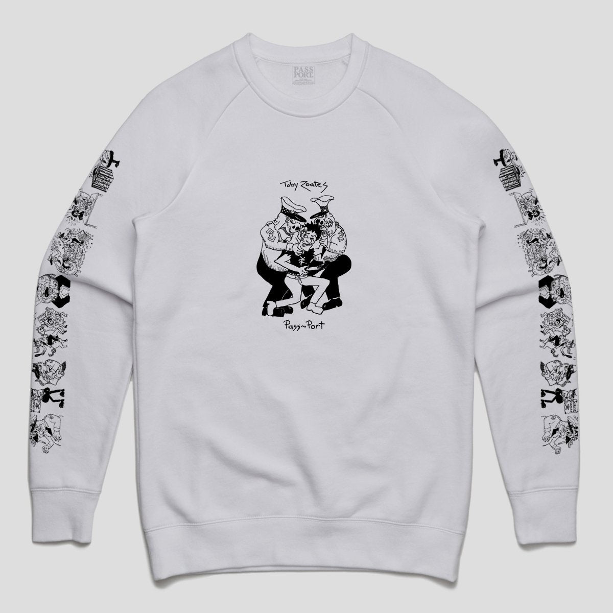 PASS~PORT TOBY ZOATES "COPPERS" SWEATER WHITE