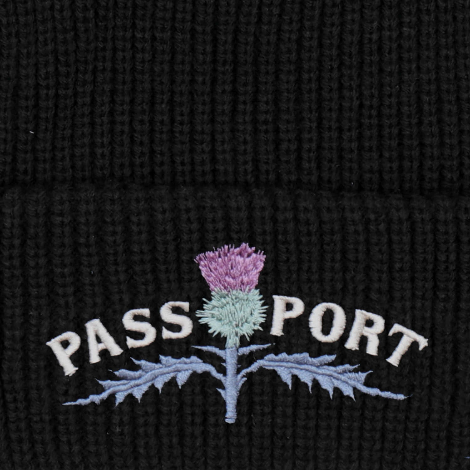 Pass~Port Thistle Beanie - Black
