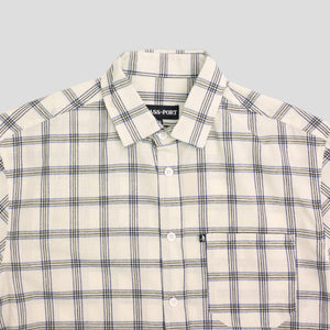 PASS~PORT "WORKERS CHECK" L/S SHIRT WHITE
